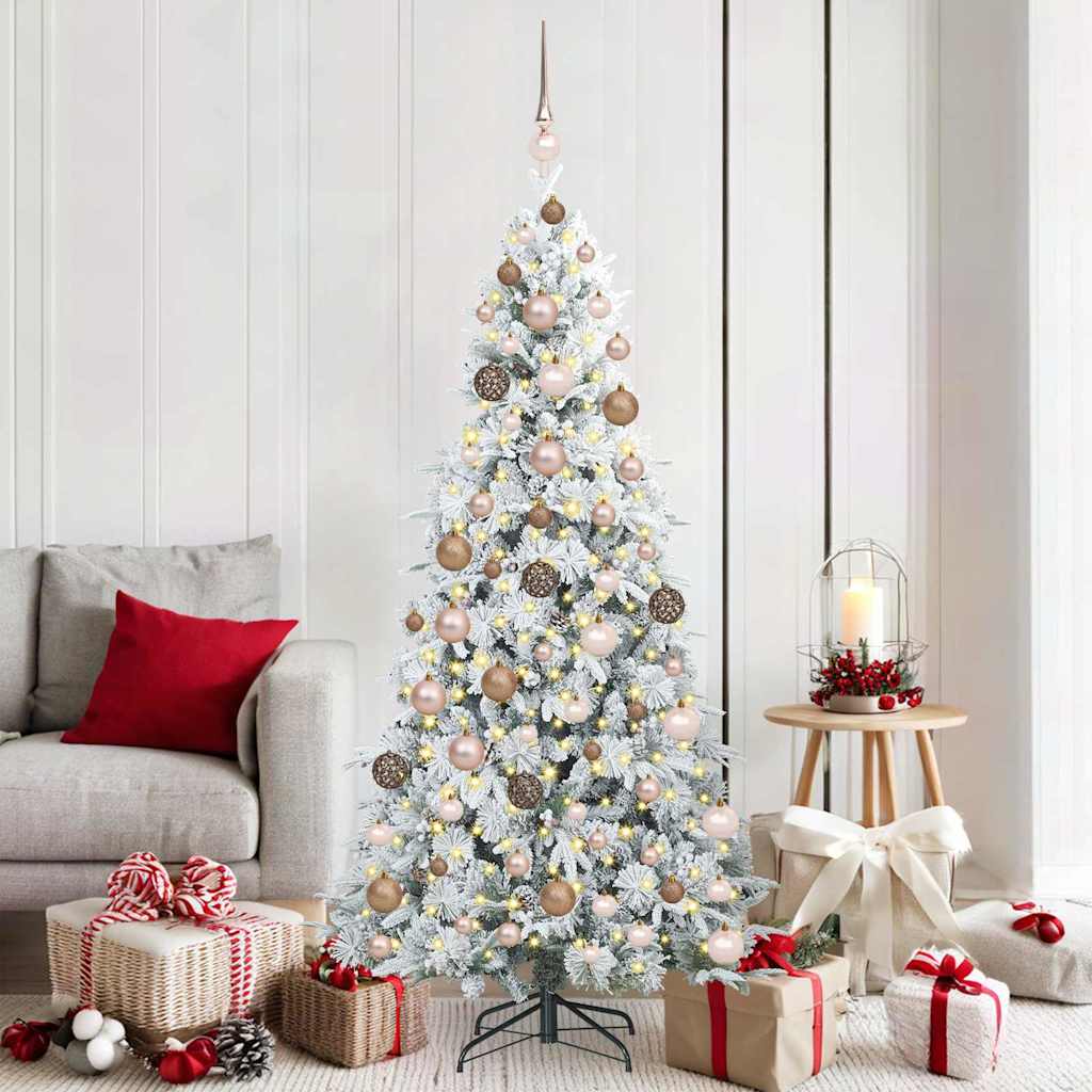 Künstlicher klappbarer Weihnachtsbaum Grün 180 cm PE und PVC