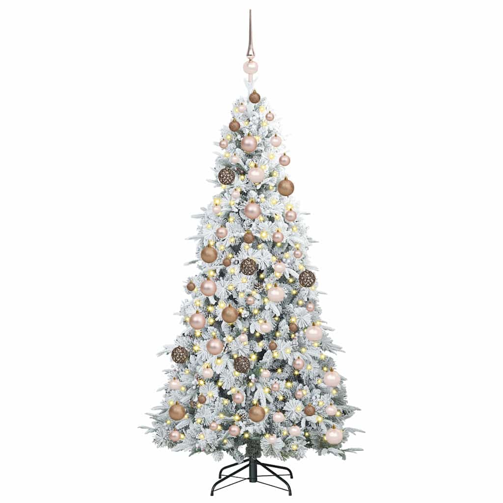 Künstlicher klappbarer Weihnachtsbaum Grün 180 cm PE und PVC