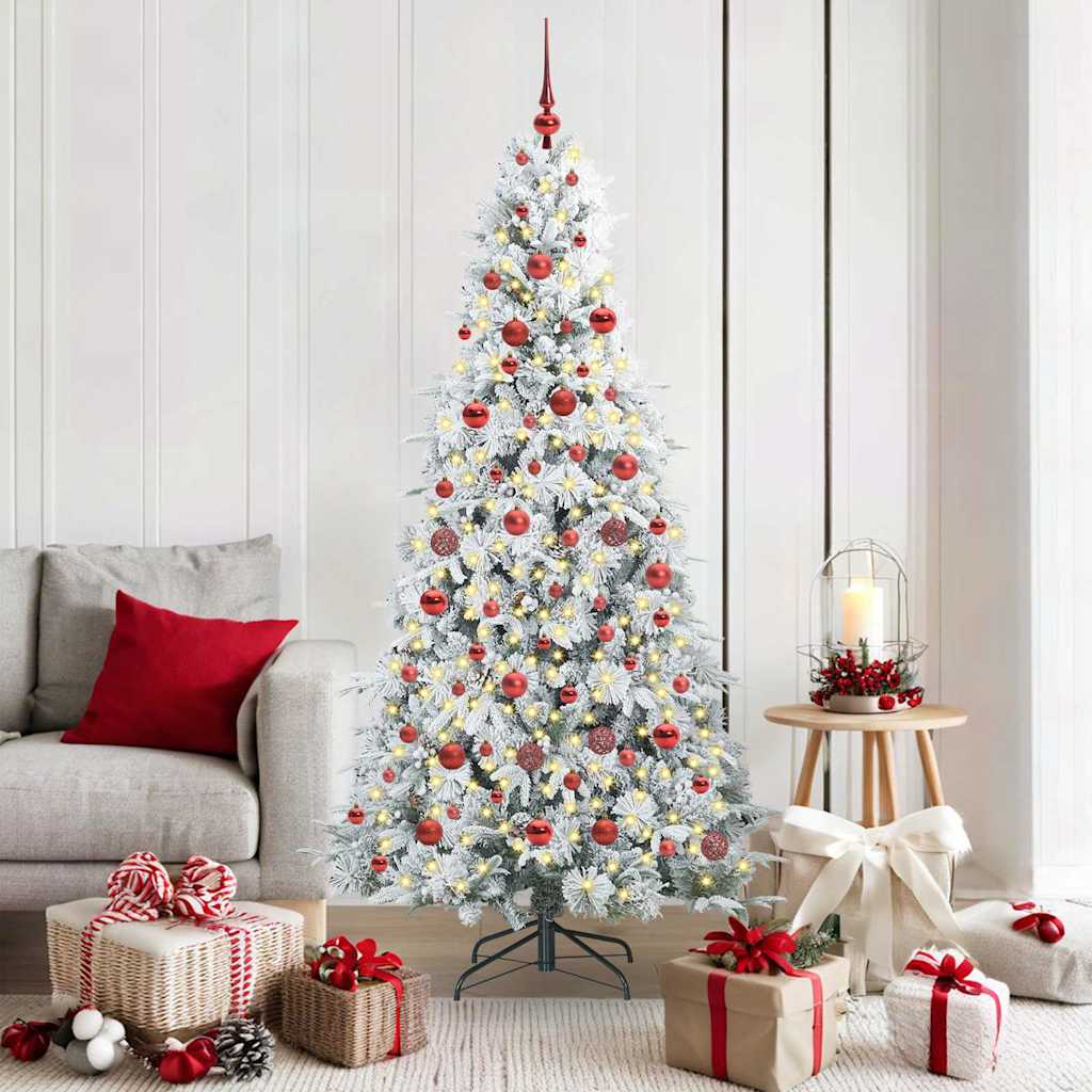 Künstlicher klappbarer Weihnachtsbaum Grün 180 cm PE und PVC