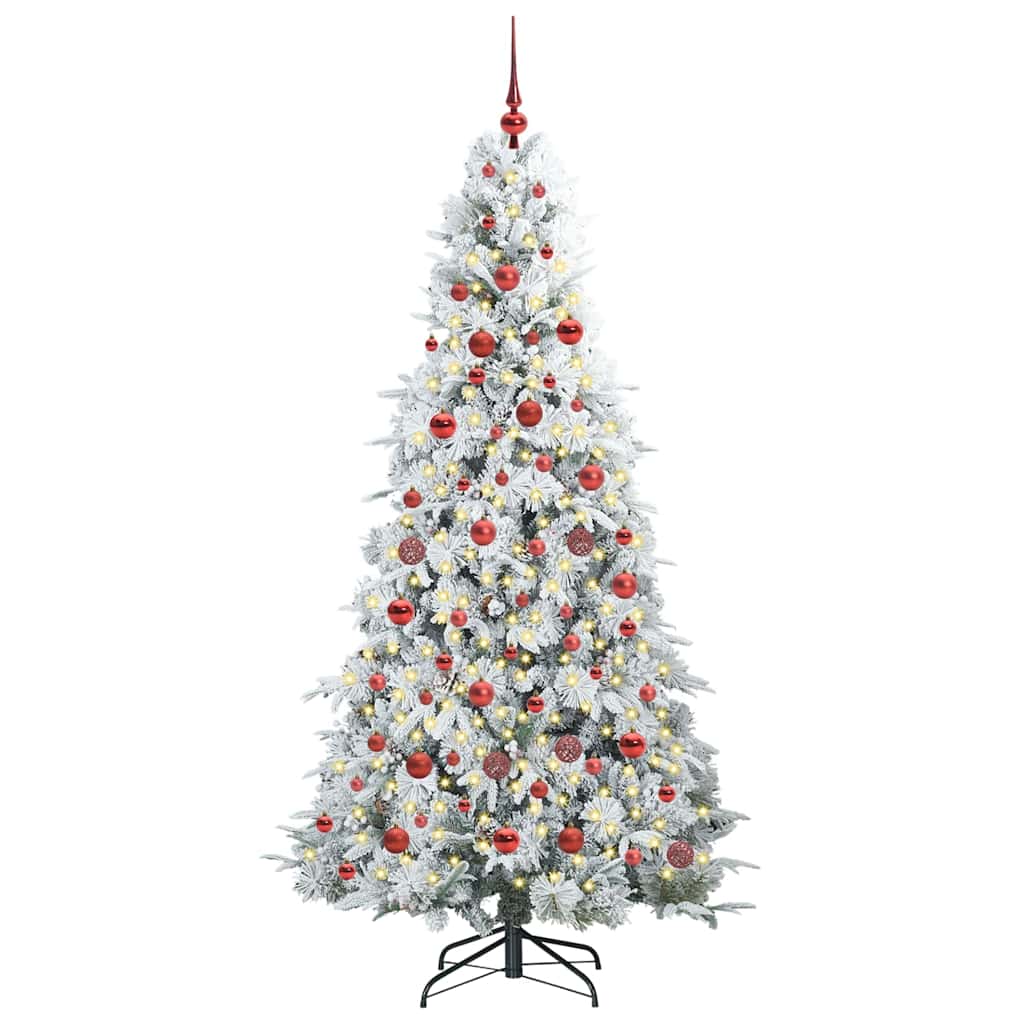Künstlicher klappbarer Weihnachtsbaum Grün 180 cm PE und PVC