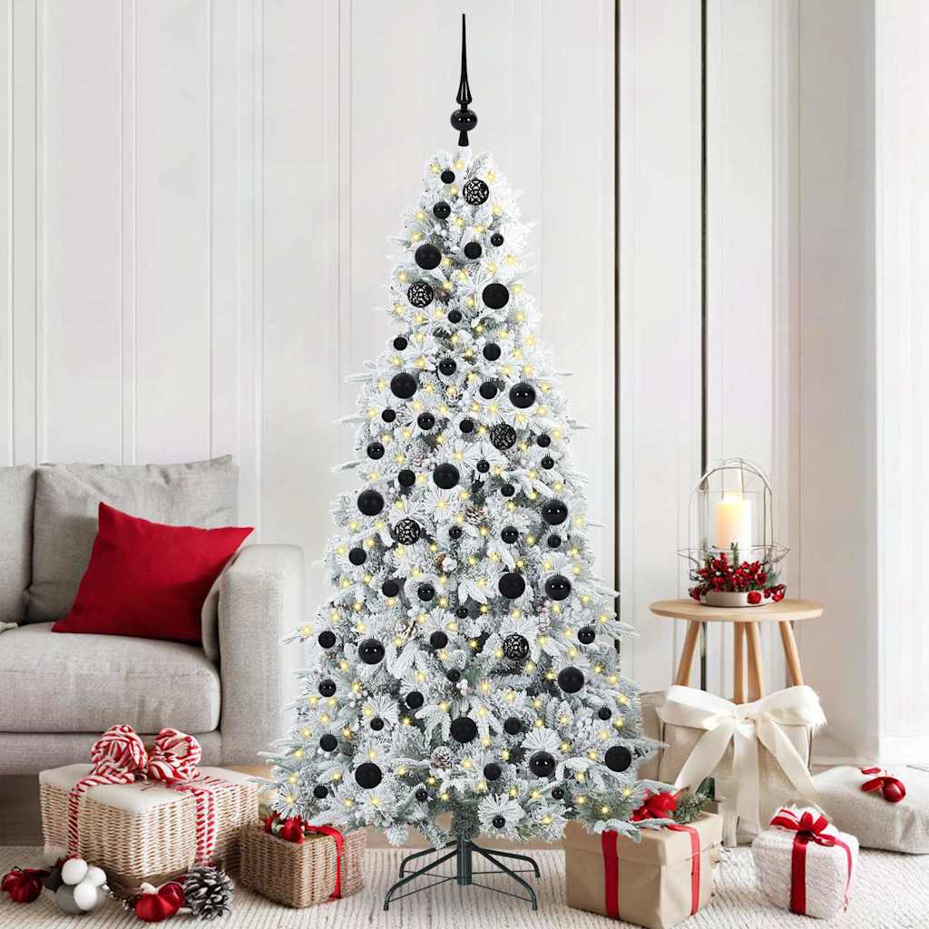 Künstlicher klappbarer Weihnachtsbaum Grün 180 cm PE und PVC