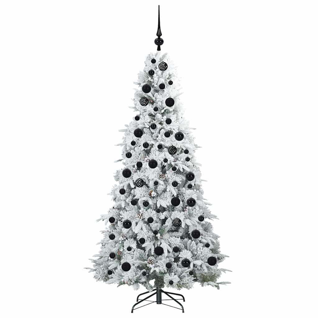 Künstlicher klappbarer Weihnachtsbaum Grün 180 cm PE und PVC