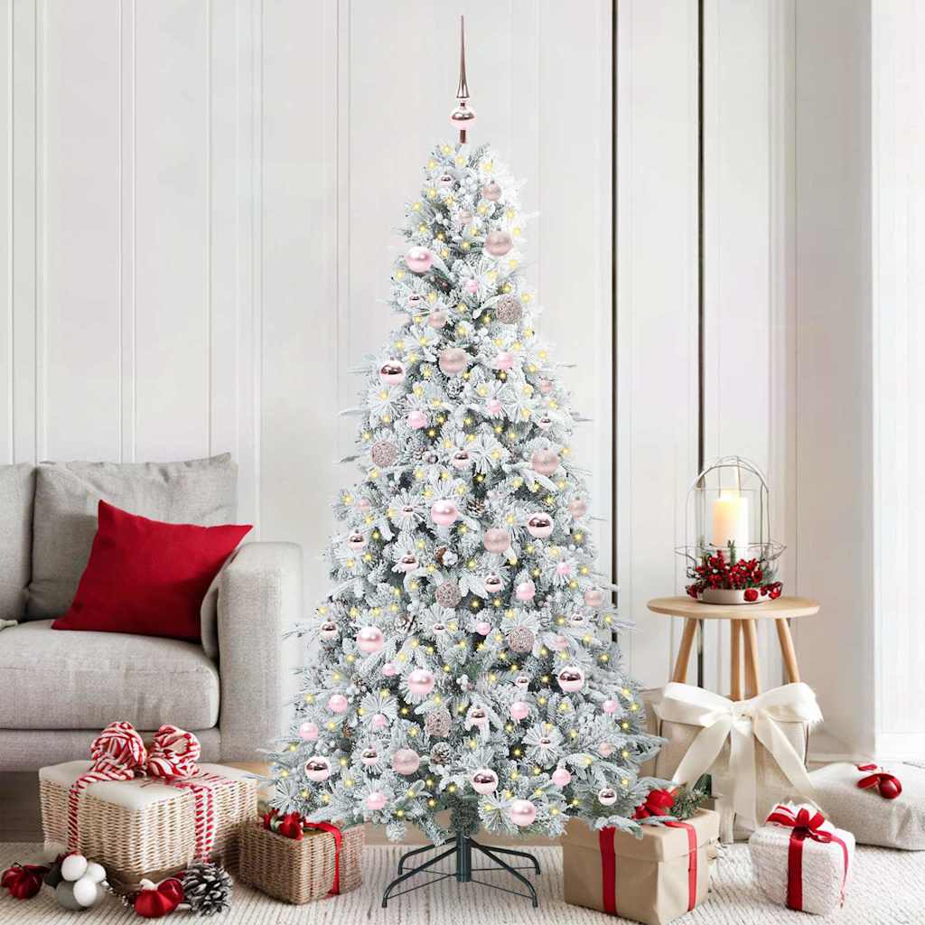Künstlicher klappbarer Weihnachtsbaum Grün 180 cm PE und PVC