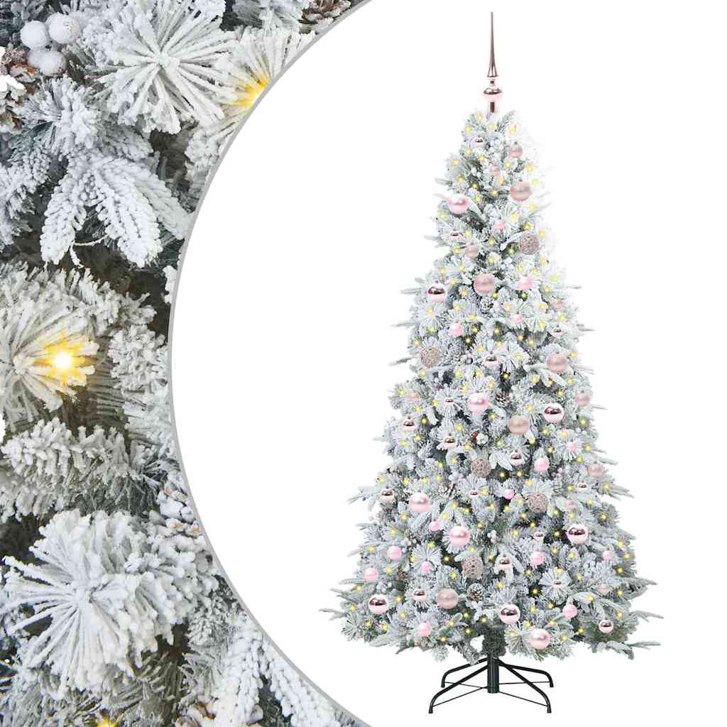 Künstlicher klappbarer Weihnachtsbaum Grün 180 cm PE und PVC