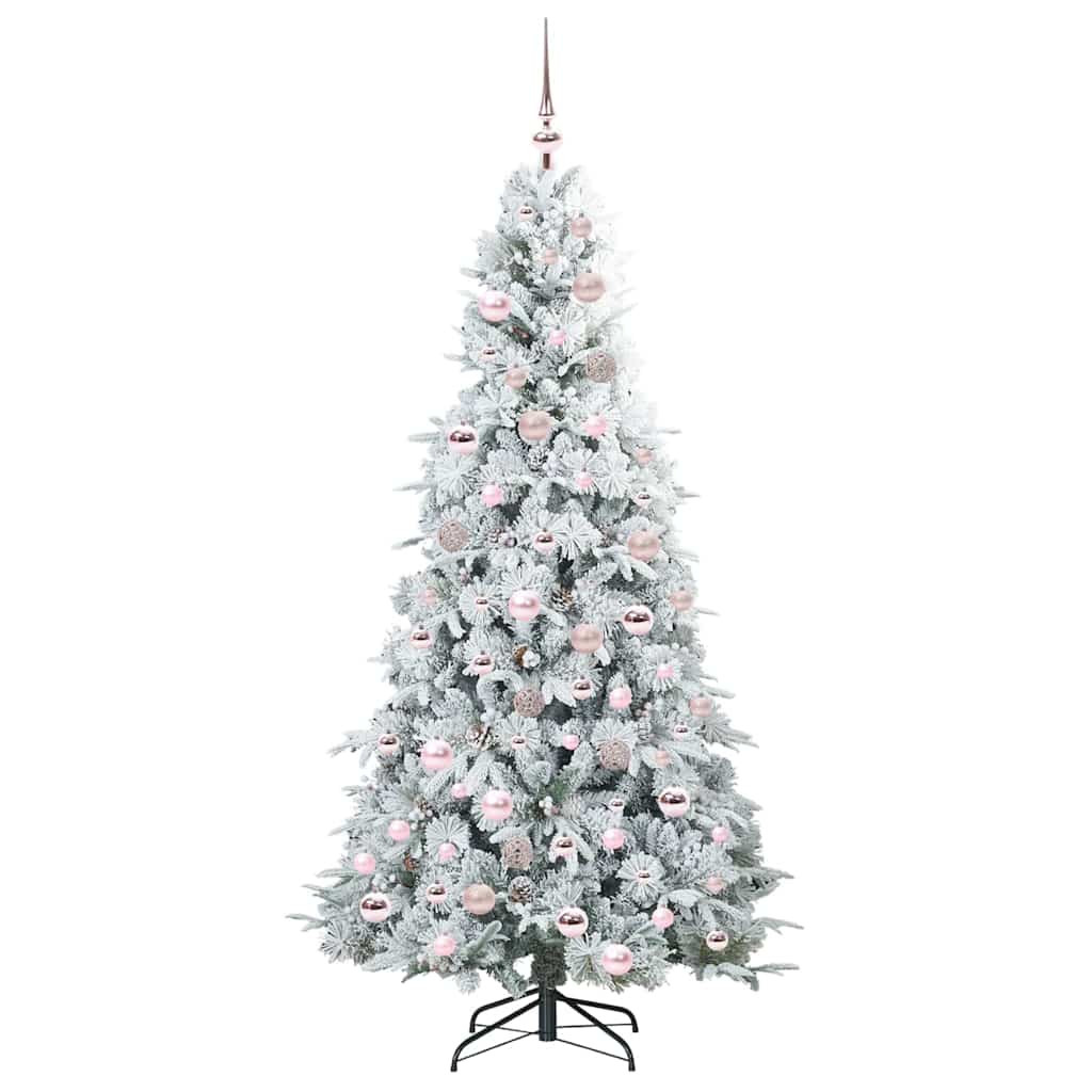 Künstlicher klappbarer Weihnachtsbaum Grün 180 cm PE und PVC