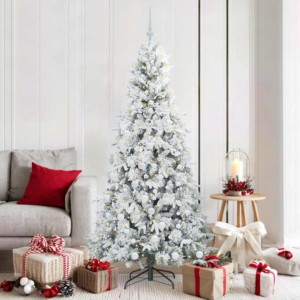 Künstlicher klappbarer Weihnachtsbaum Grün 180 cm PE und PVC