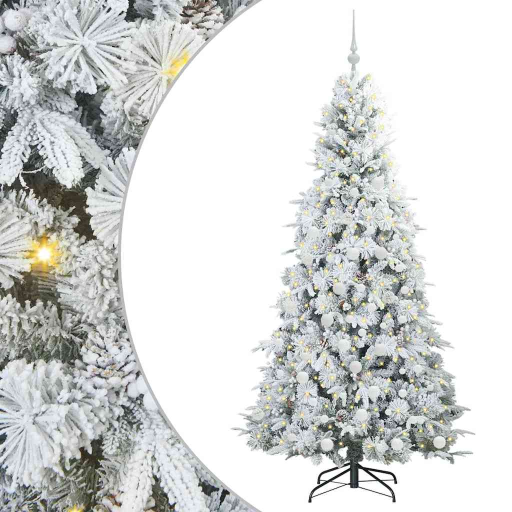 Künstlicher klappbarer Weihnachtsbaum Grün 180 cm PE und PVC