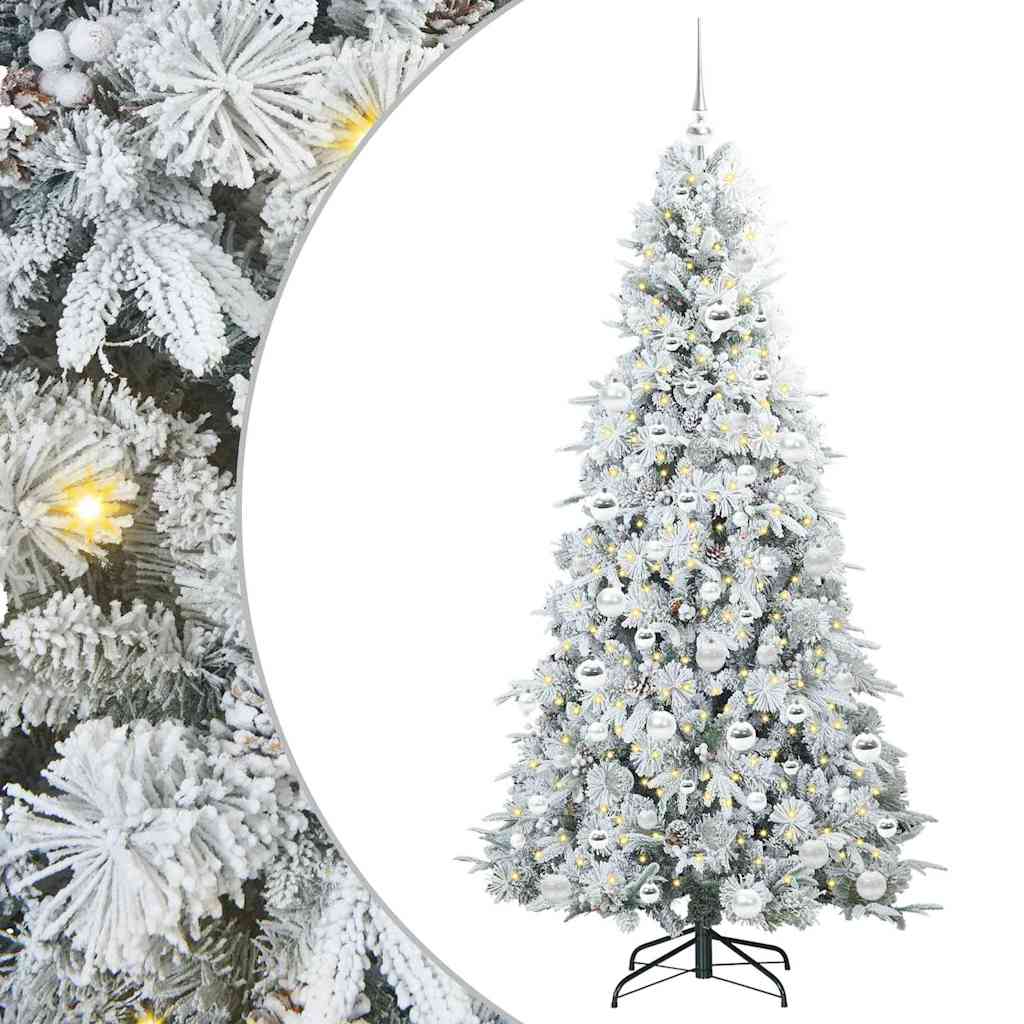 Künstlicher klappbarer Weihnachtsbaum Grün 180 cm PE und PVC