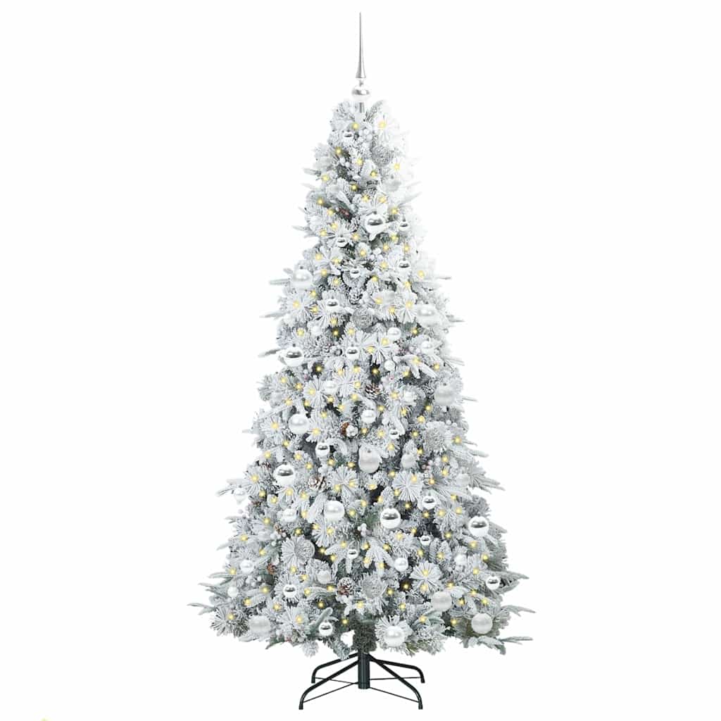 Künstlicher klappbarer Weihnachtsbaum Grün 180 cm PE und PVC