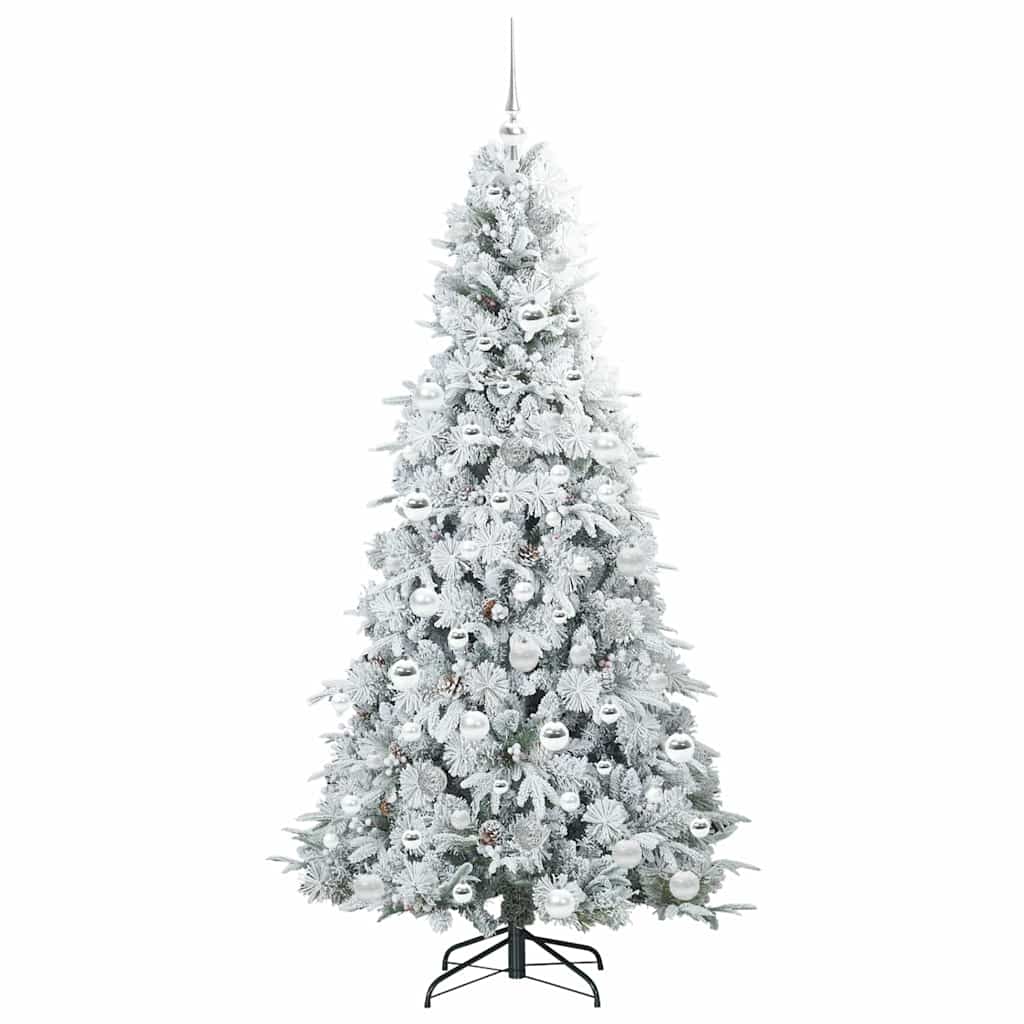 Künstlicher klappbarer Weihnachtsbaum Grün 180 cm PE und PVC