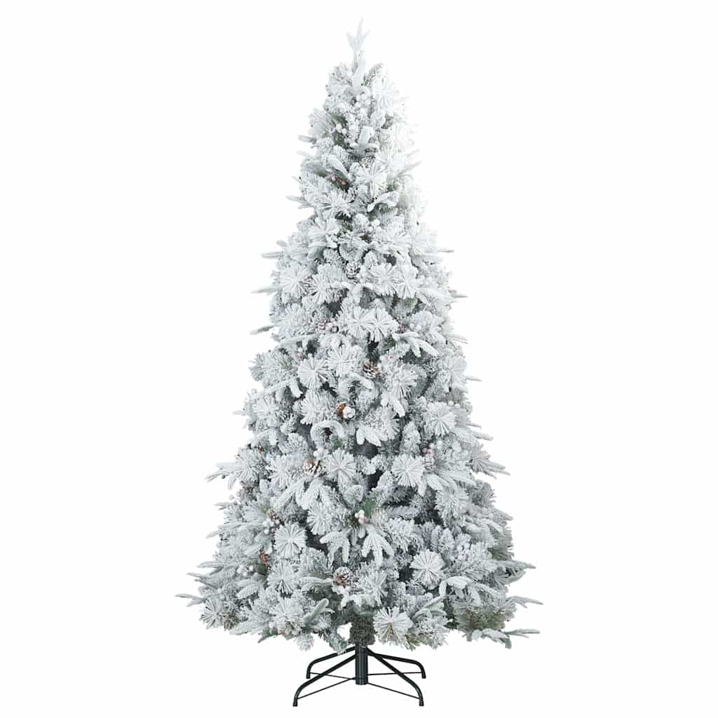 Künstlicher klappbarer Weihnachtsbaum Grün 180 cm PE und PVC