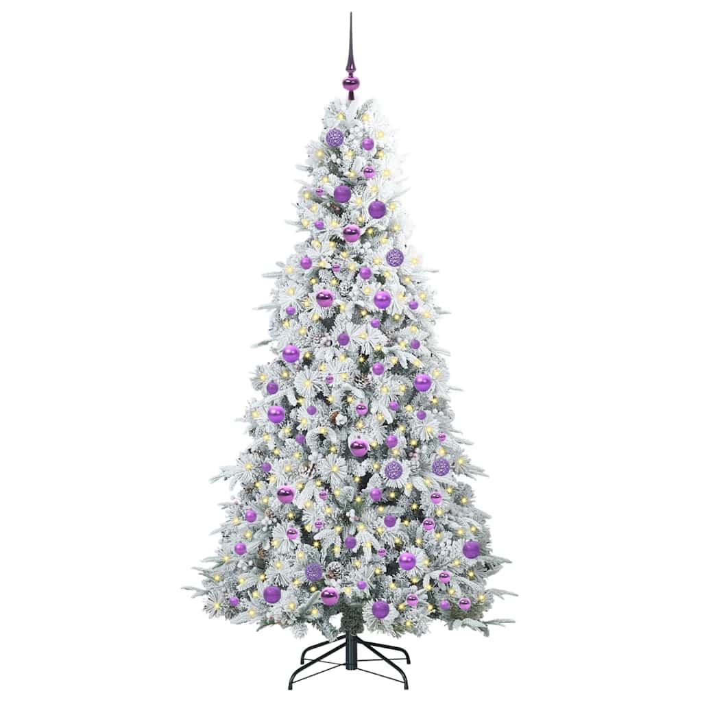 Künstlicher klappbarer Weihnachtsbaum Grün 180 cm PE und PVC