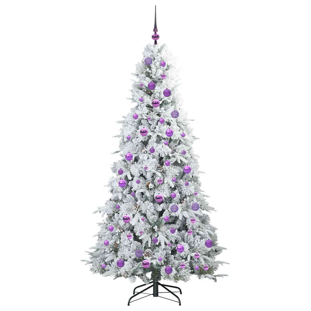 Künstlicher klappbarer Weihnachtsbaum Grün 180 cm PE und PVC