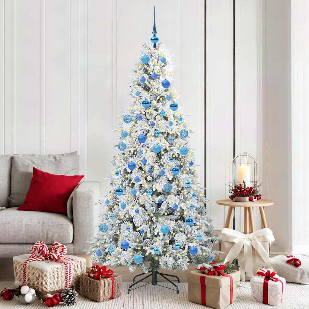 Künstlicher klappbarer Weihnachtsbaum Grün 180 cm PE und PVC
