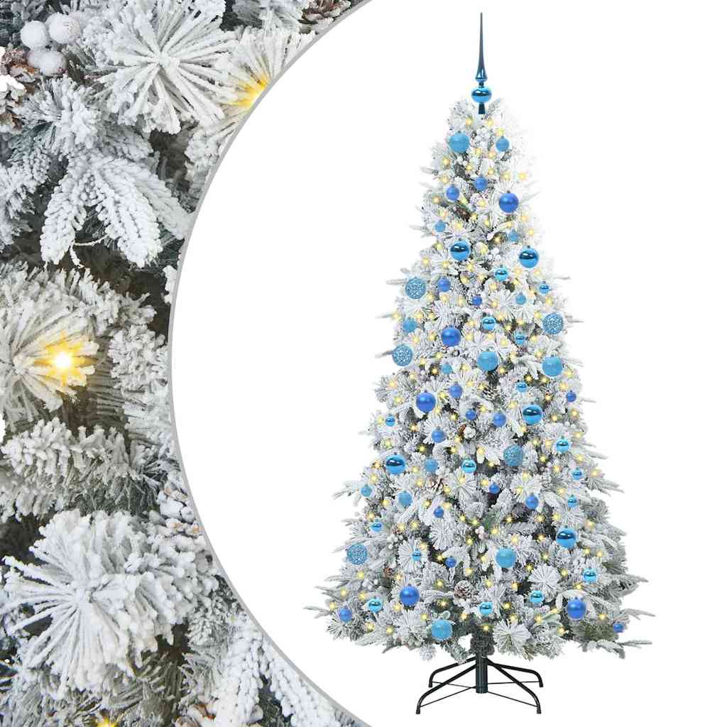 Künstlicher klappbarer Weihnachtsbaum Grün 180 cm PE und PVC