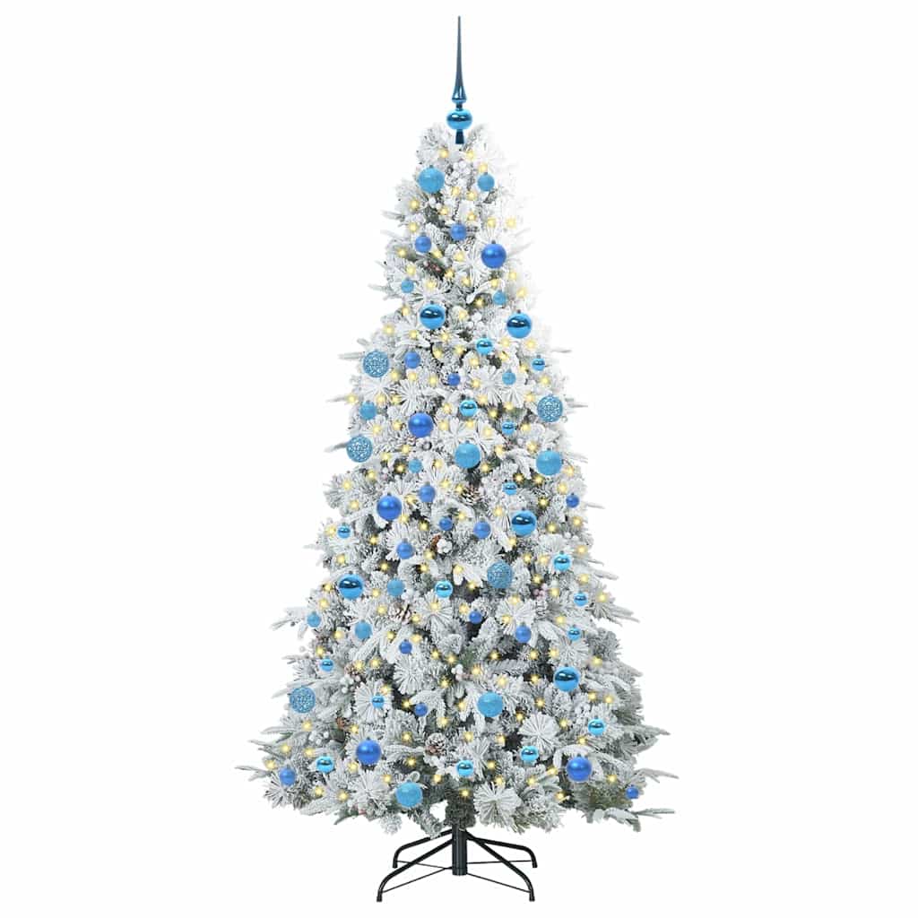 Künstlicher klappbarer Weihnachtsbaum Grün 180 cm PE und PVC