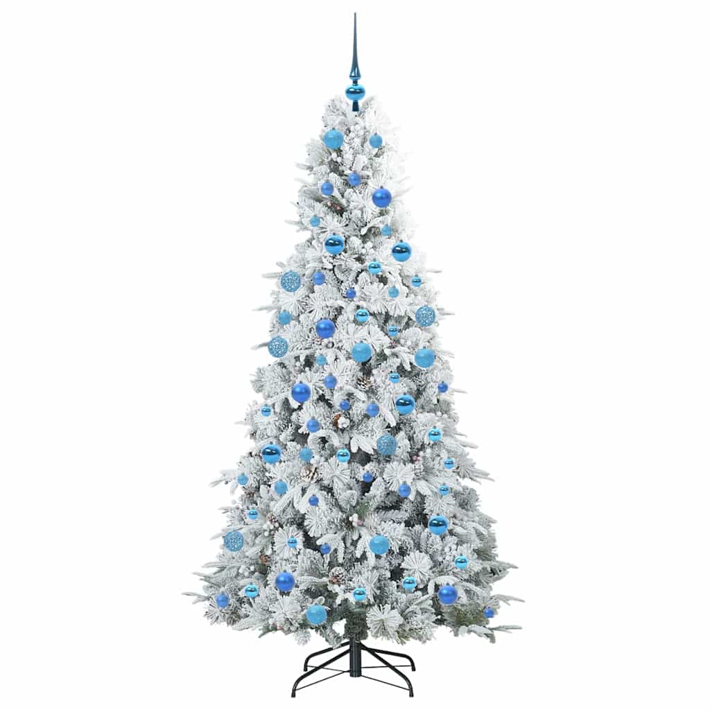 Künstlicher klappbarer Weihnachtsbaum Grün 180 cm PE und PVC
