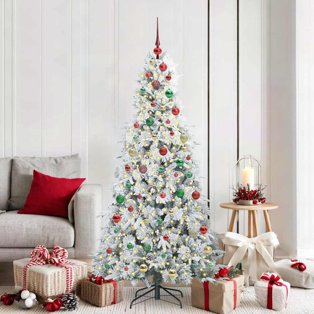Künstlicher klappbarer Weihnachtsbaum Grün 180 cm PE und PVC