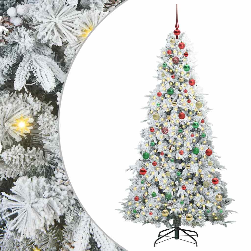 Künstlicher klappbarer Weihnachtsbaum Grün 180 cm PE und PVC