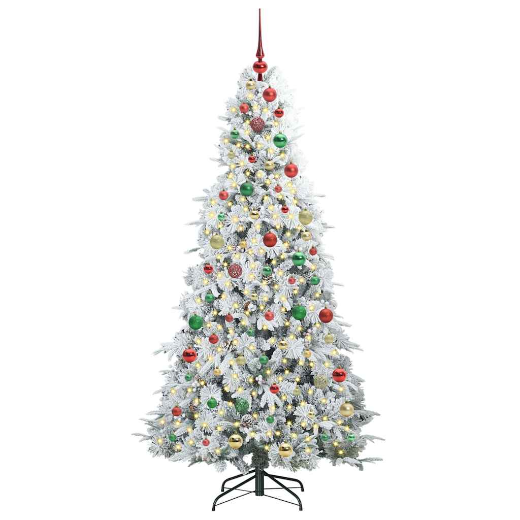 Künstlicher klappbarer Weihnachtsbaum Grün 180 cm PE und PVC
