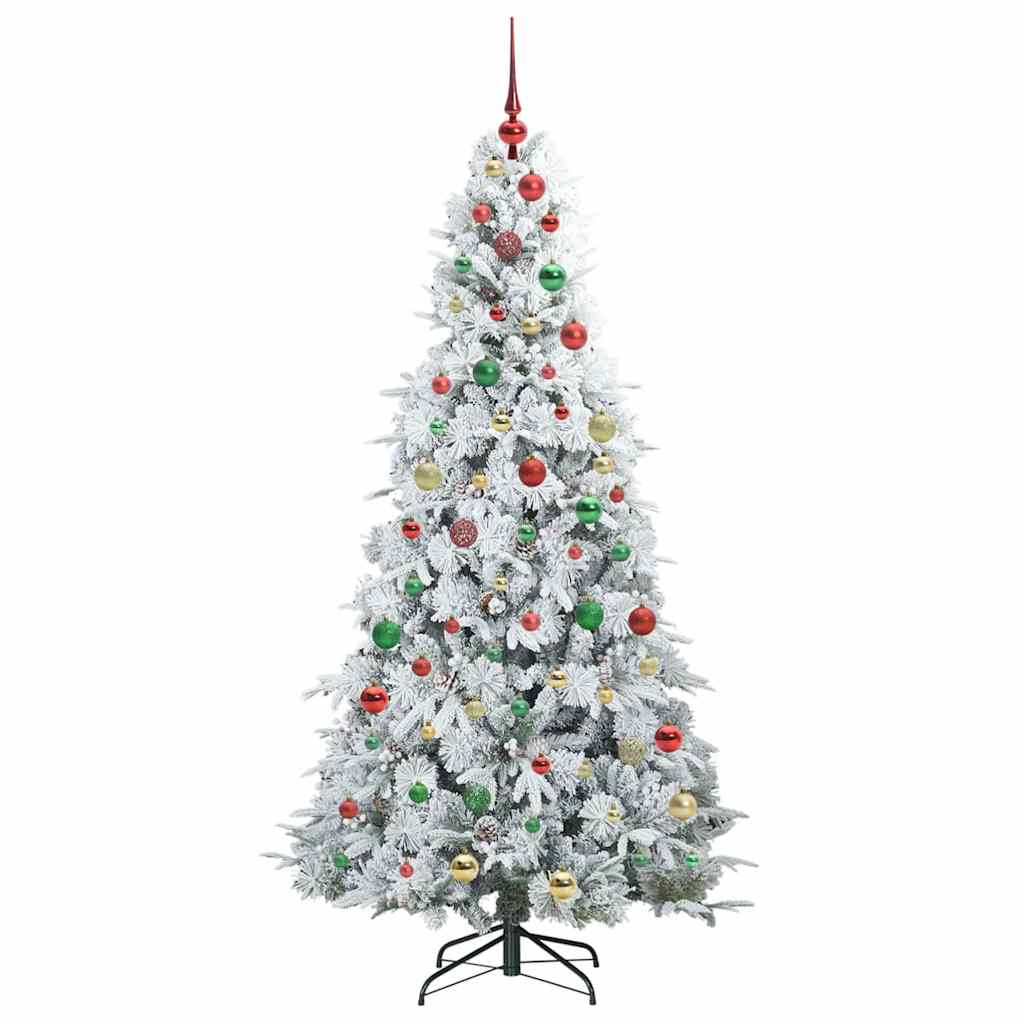 Künstlicher klappbarer Weihnachtsbaum Grün 180 cm PE und PVC