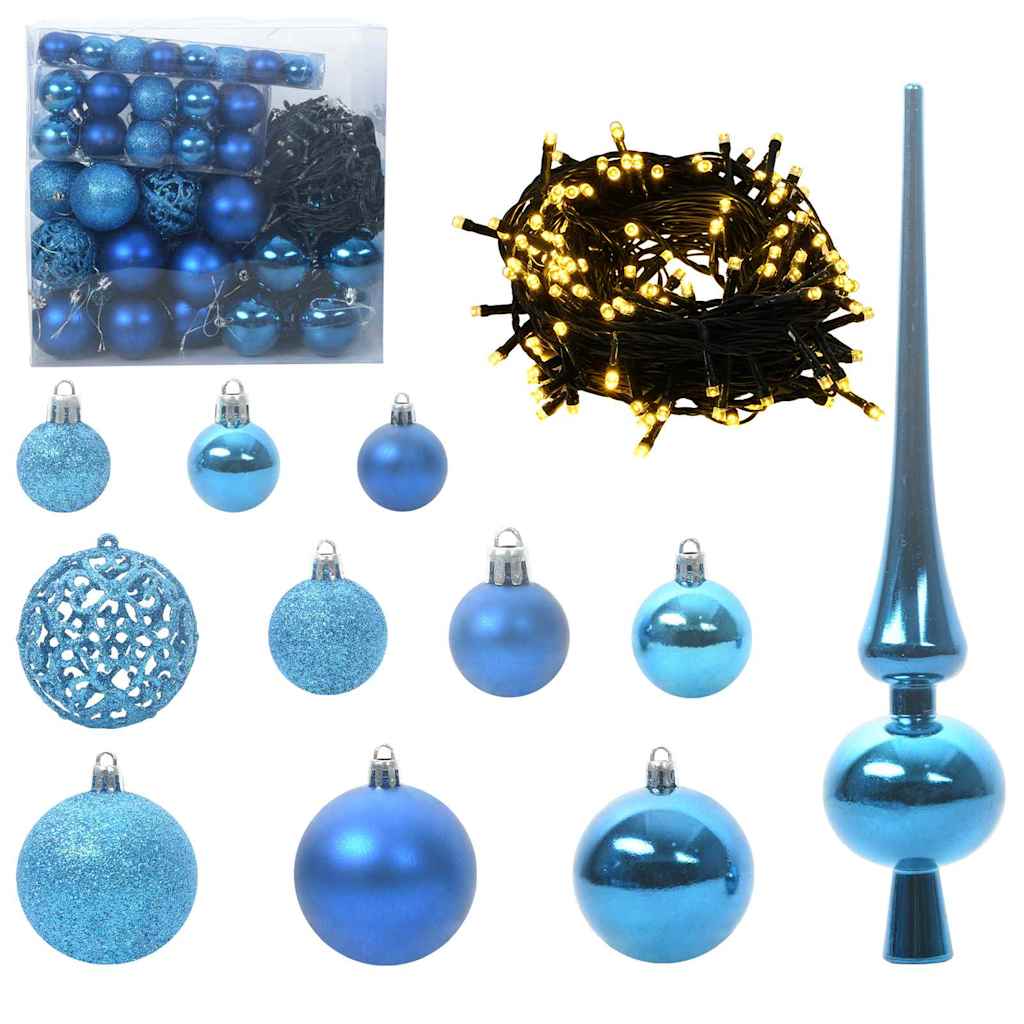 Künstlicher Weihnachtsbaum mit 300 LEDs mit Ständer Grün 180 cm