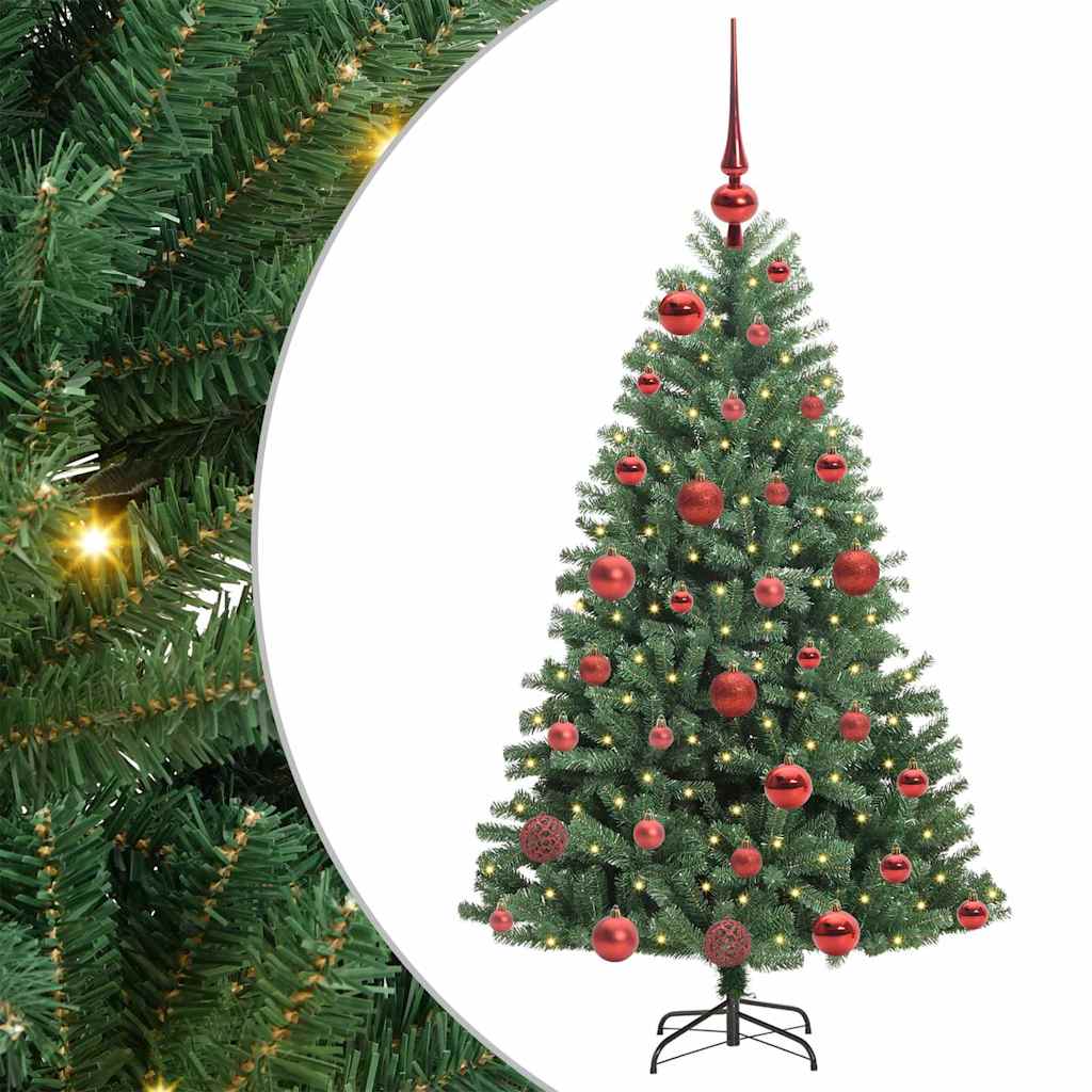 Künstlicher klappbarer Weihnachtsbaum Grün 120 cm