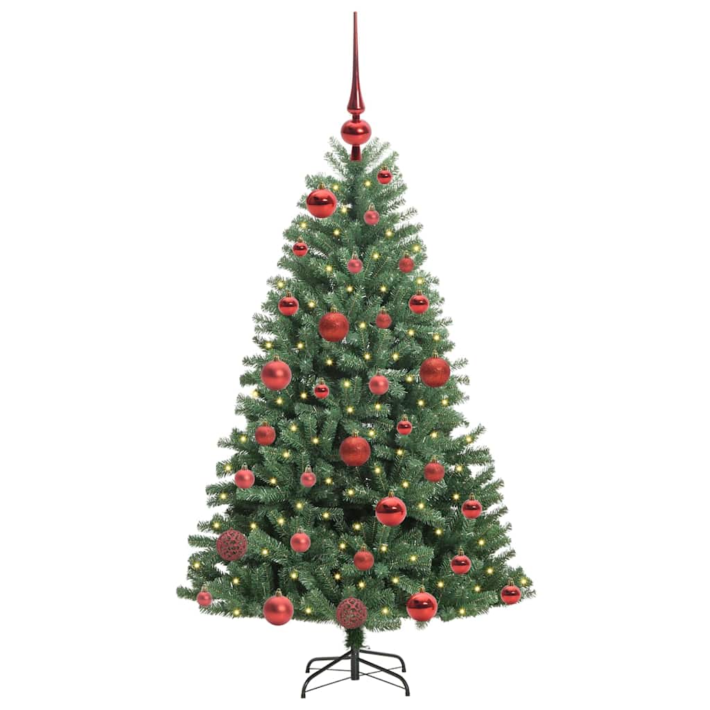 Künstlicher klappbarer Weihnachtsbaum Grün 120 cm