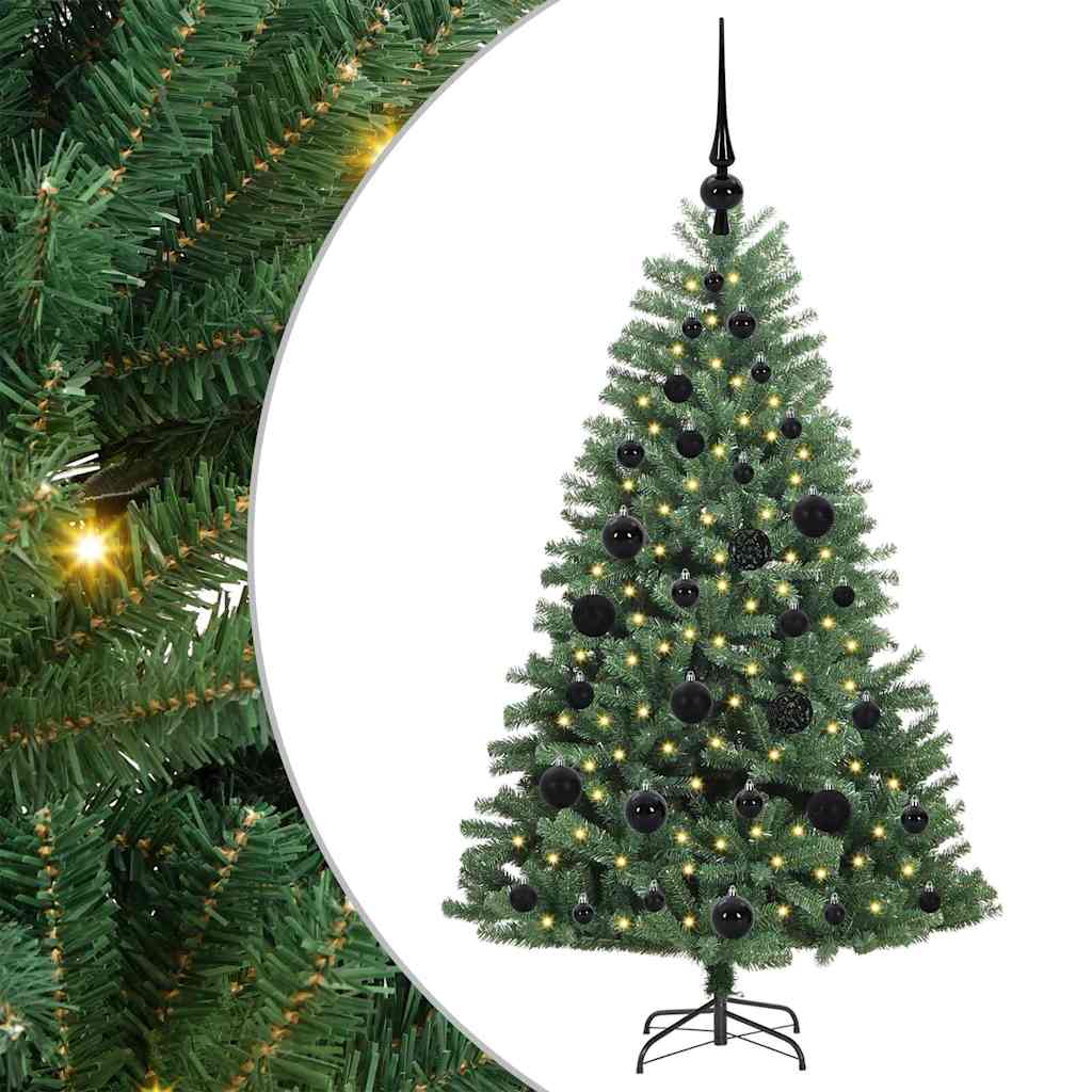 Künstlicher klappbarer Weihnachtsbaum Grün 120 cm
