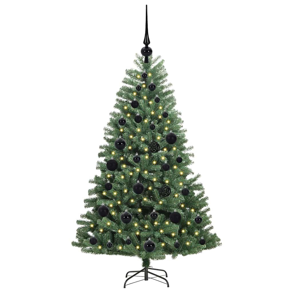 Künstlicher klappbarer Weihnachtsbaum Grün 120 cm