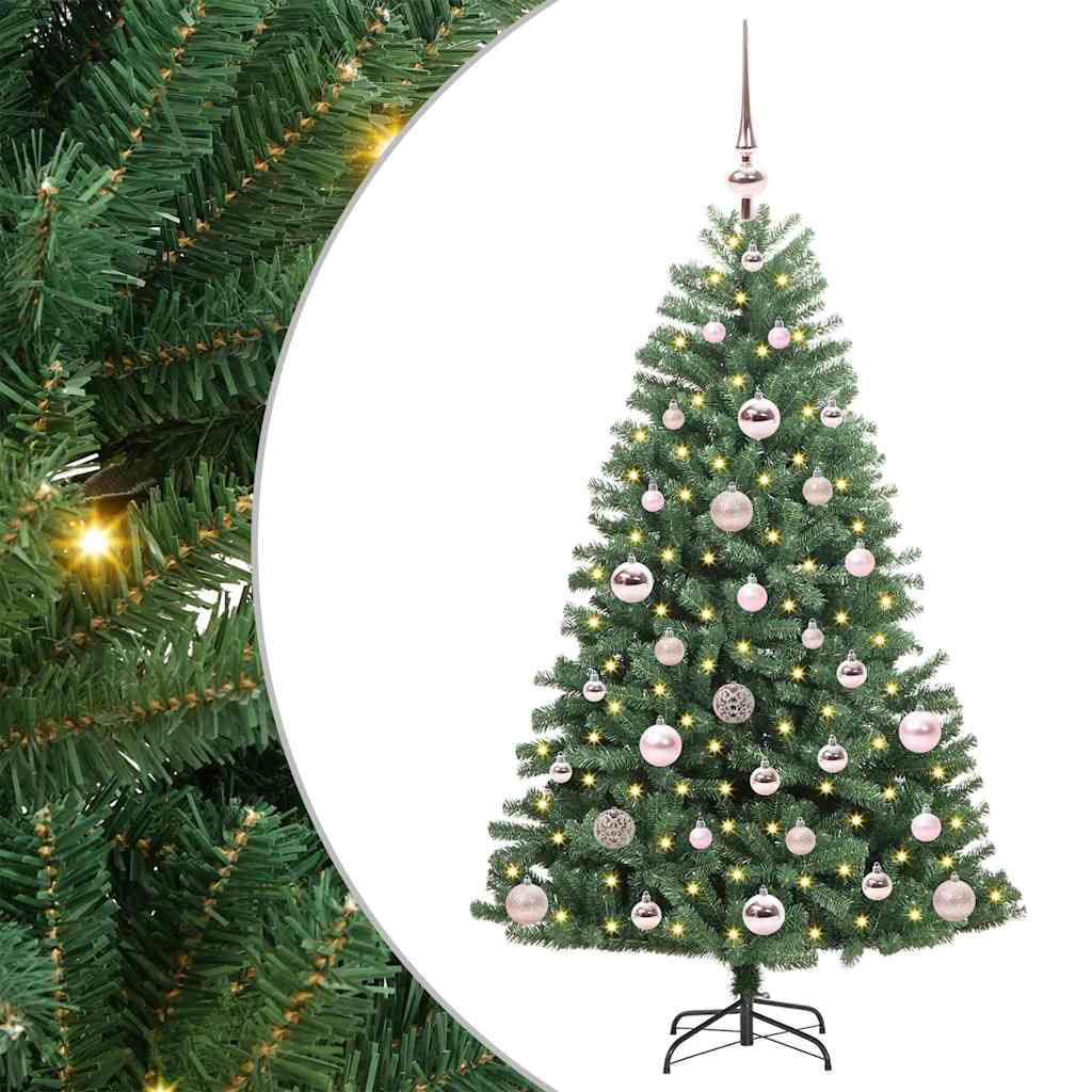 Künstlicher klappbarer Weihnachtsbaum Grün 120 cm