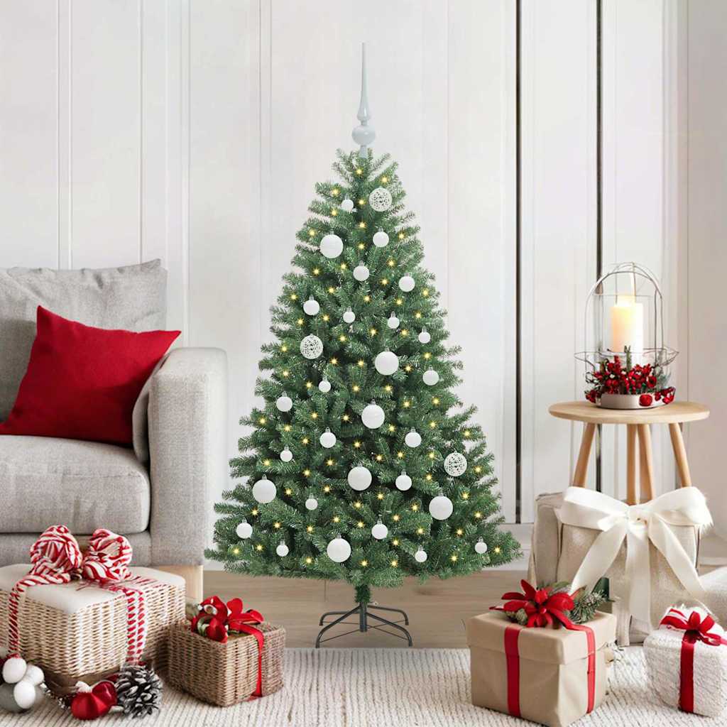 Künstlicher klappbarer Weihnachtsbaum Grün 120 cm
