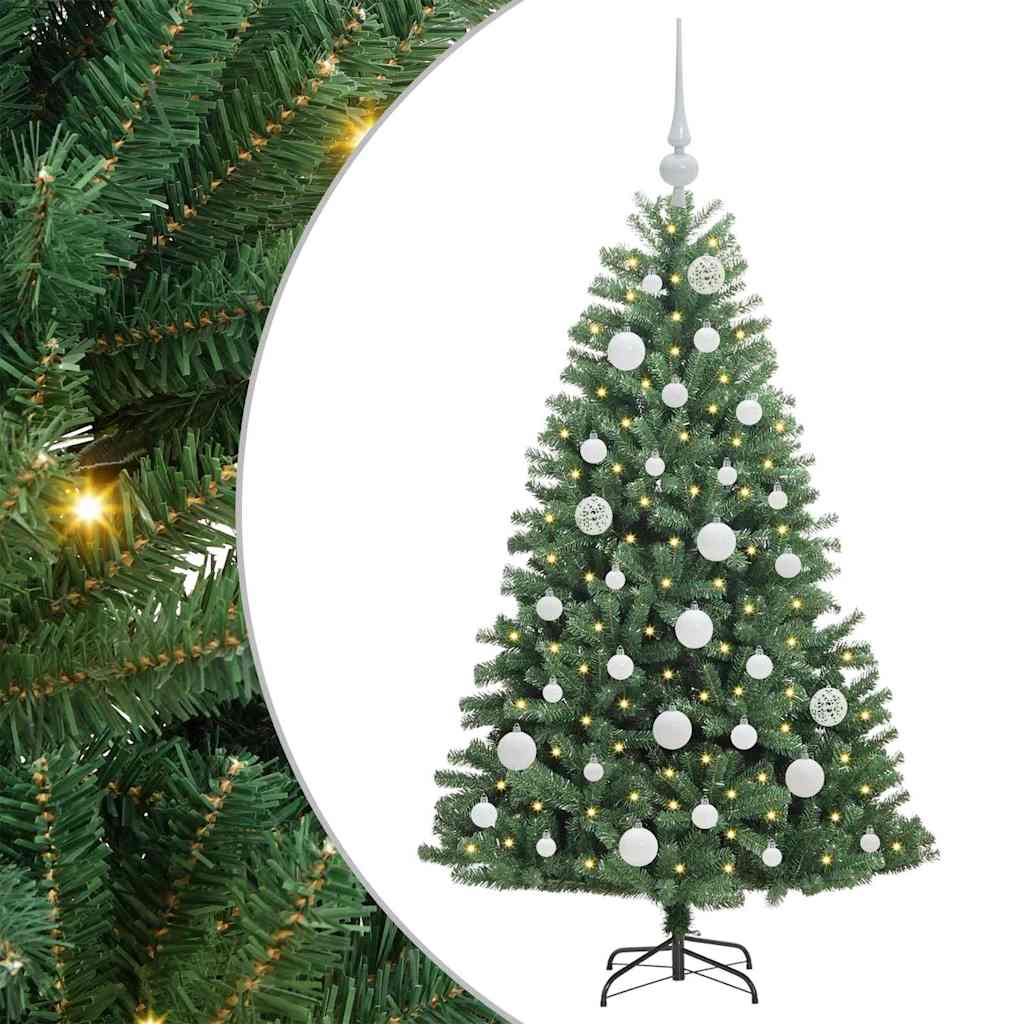 Künstlicher klappbarer Weihnachtsbaum Grün 120 cm