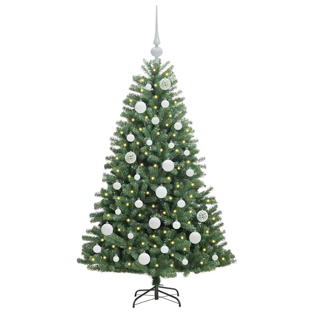 Künstlicher klappbarer Weihnachtsbaum Grün 120 cm
