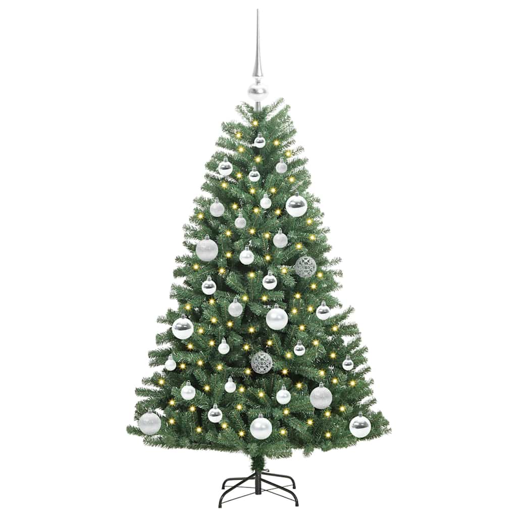 Künstlicher klappbarer Weihnachtsbaum Grün 120 cm