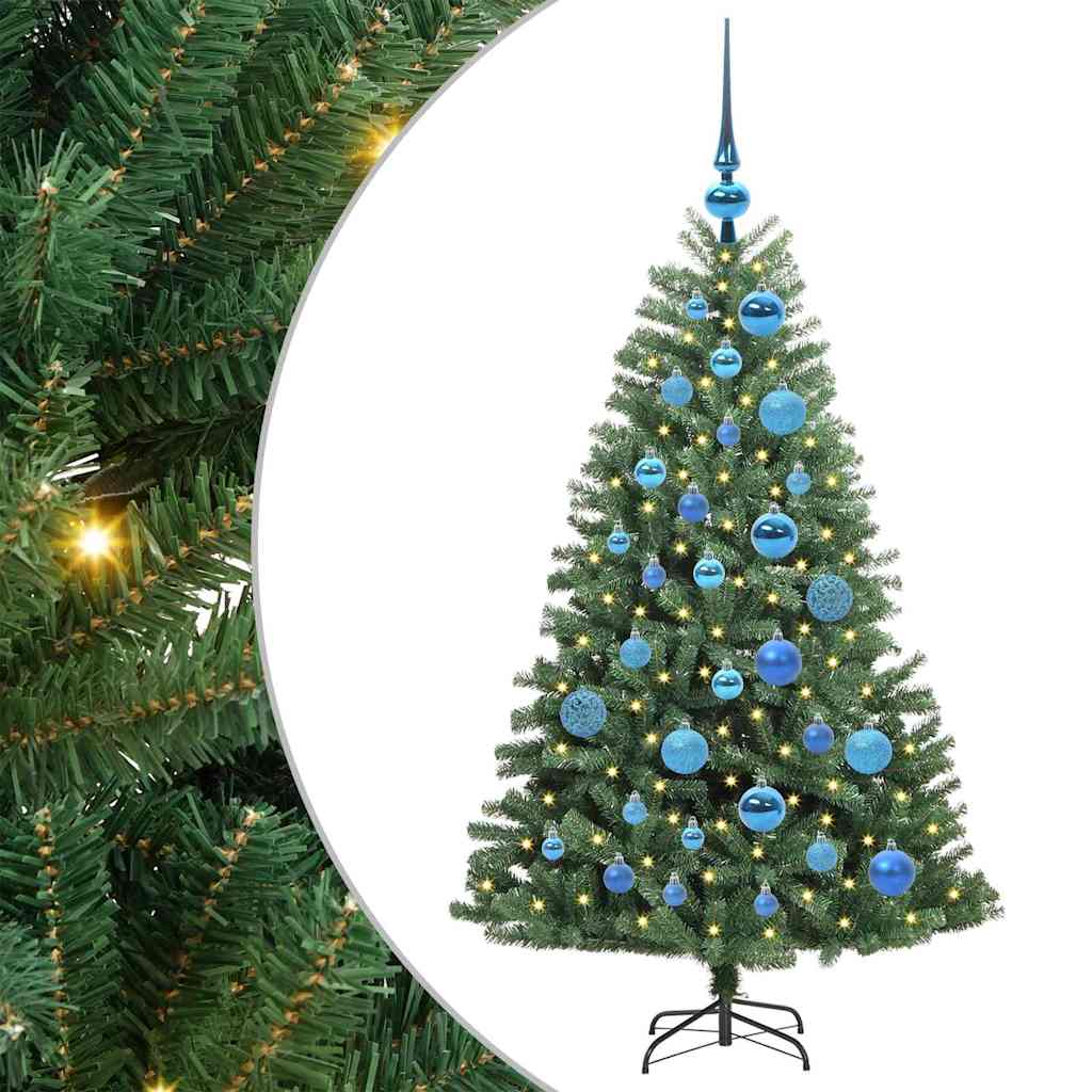 Künstlicher klappbarer Weihnachtsbaum Grün 120 cm