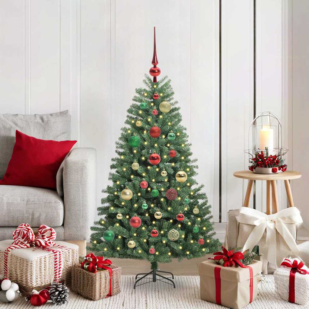 Künstlicher klappbarer Weihnachtsbaum Grün 120 cm