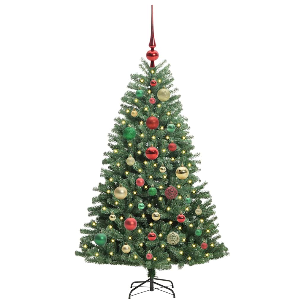 Künstlicher klappbarer Weihnachtsbaum Grün 120 cm