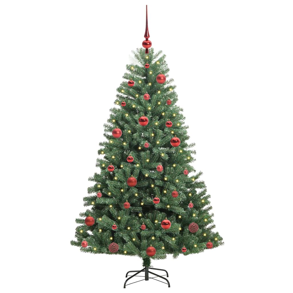 Künstlicher klappbarer Weihnachtsbaum Grün 150 cm