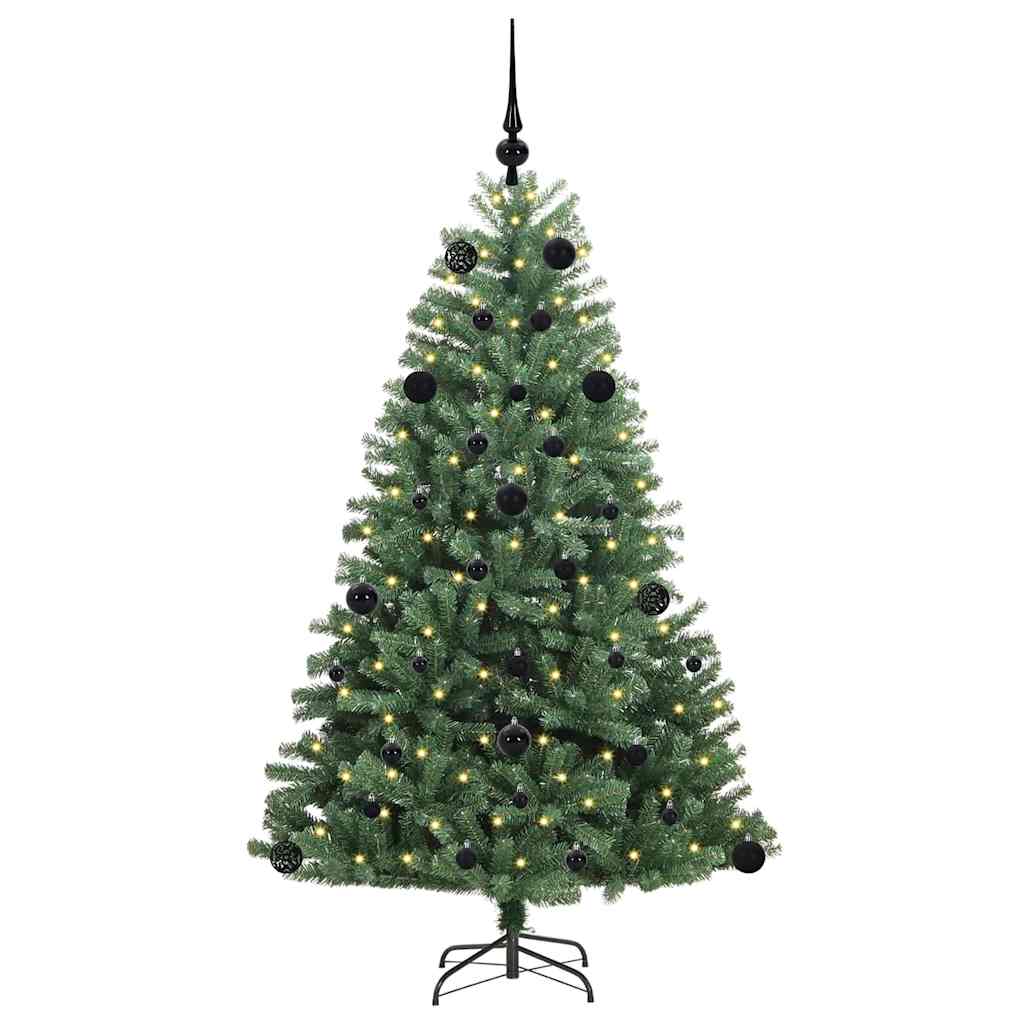 Künstlicher klappbarer Weihnachtsbaum Grün 150 cm