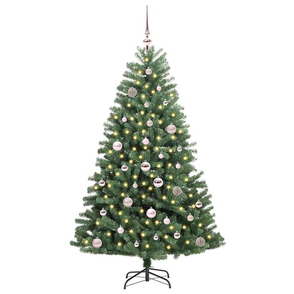Künstlicher klappbarer Weihnachtsbaum Grün 150 cm
