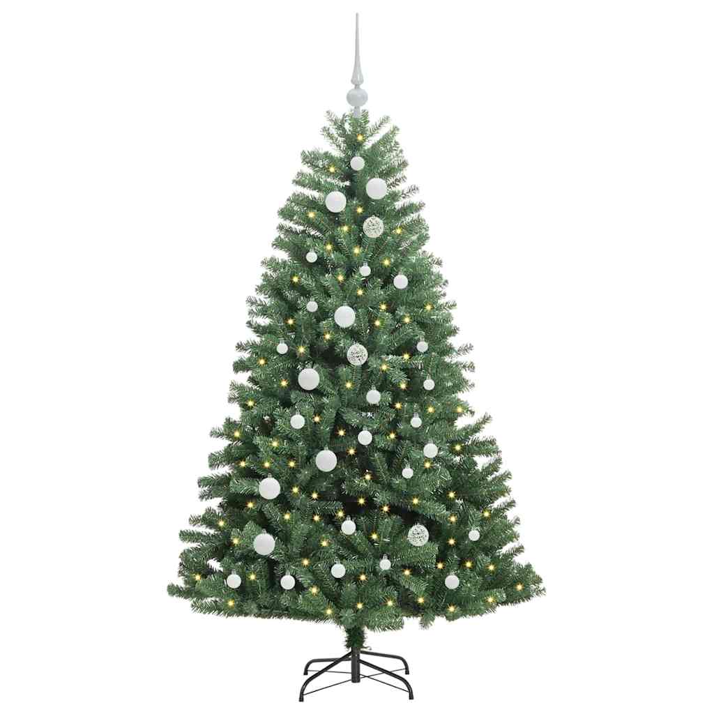 Künstlicher klappbarer Weihnachtsbaum Grün 150 cm