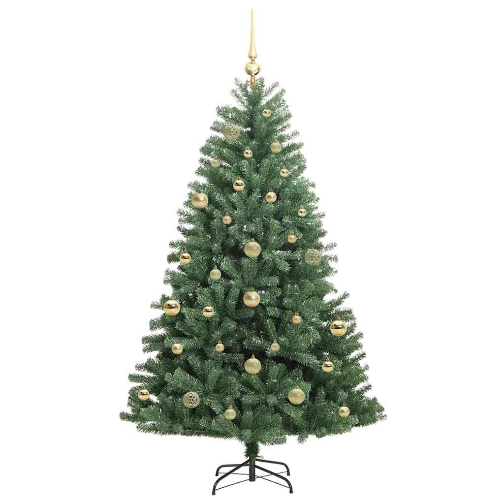 Künstlicher klappbarer Weihnachtsbaum Grün 150 cm