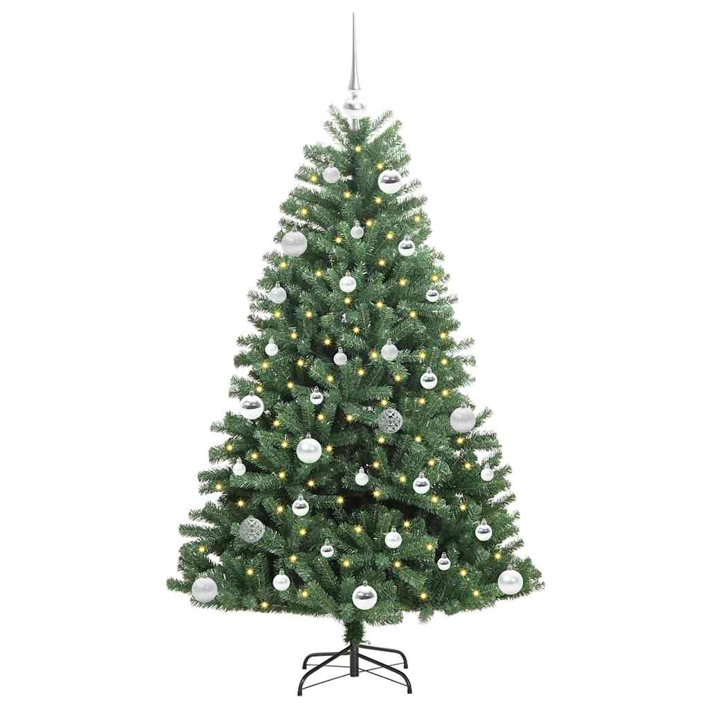 Künstlicher klappbarer Weihnachtsbaum Grün 150 cm