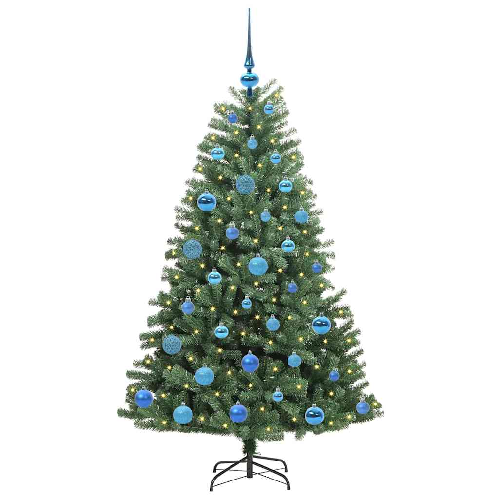 Künstlicher klappbarer Weihnachtsbaum Grün 150 cm