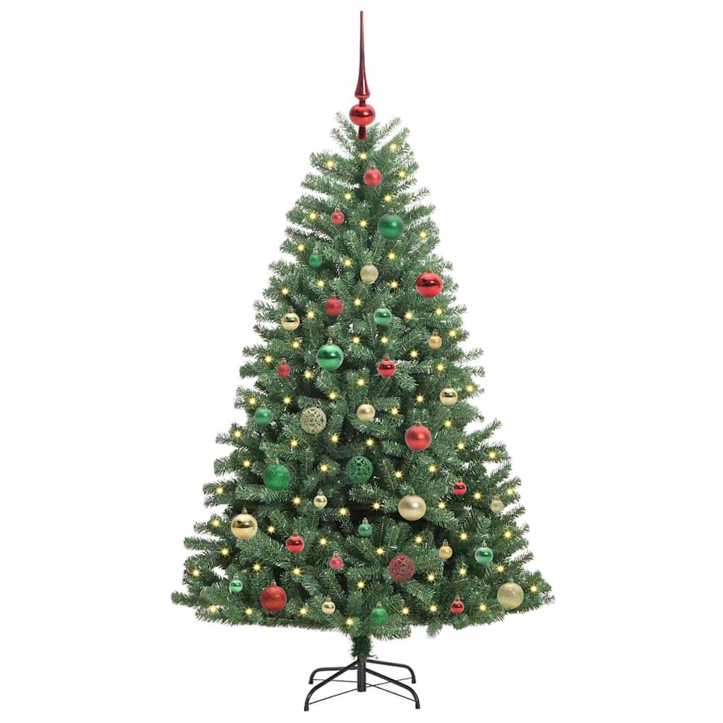 Künstlicher klappbarer Weihnachtsbaum Grün 150 cm
