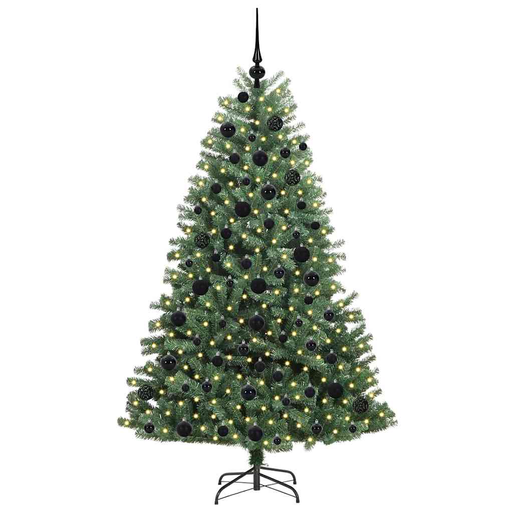 Künstlicher klappbarer Weihnachtsbaum Grün 180 cm