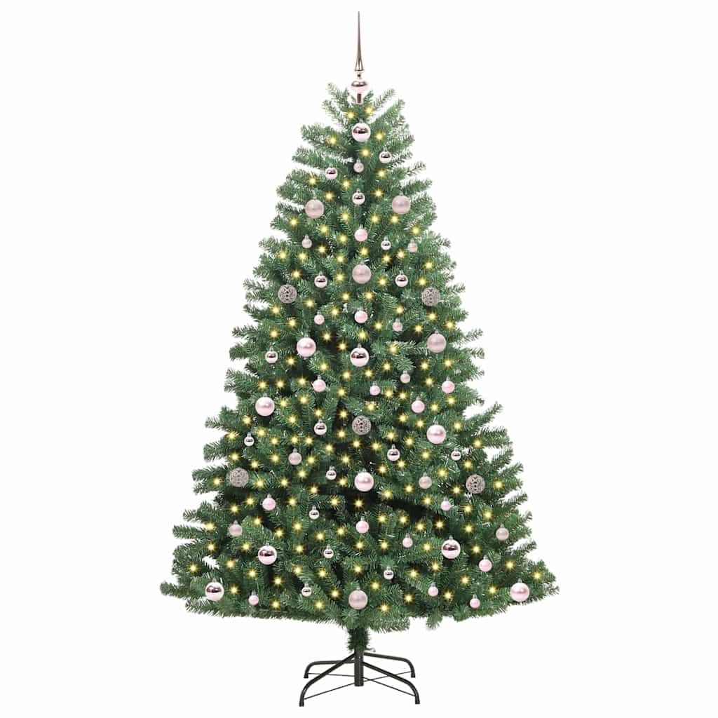 Künstlicher klappbarer Weihnachtsbaum Grün 180 cm