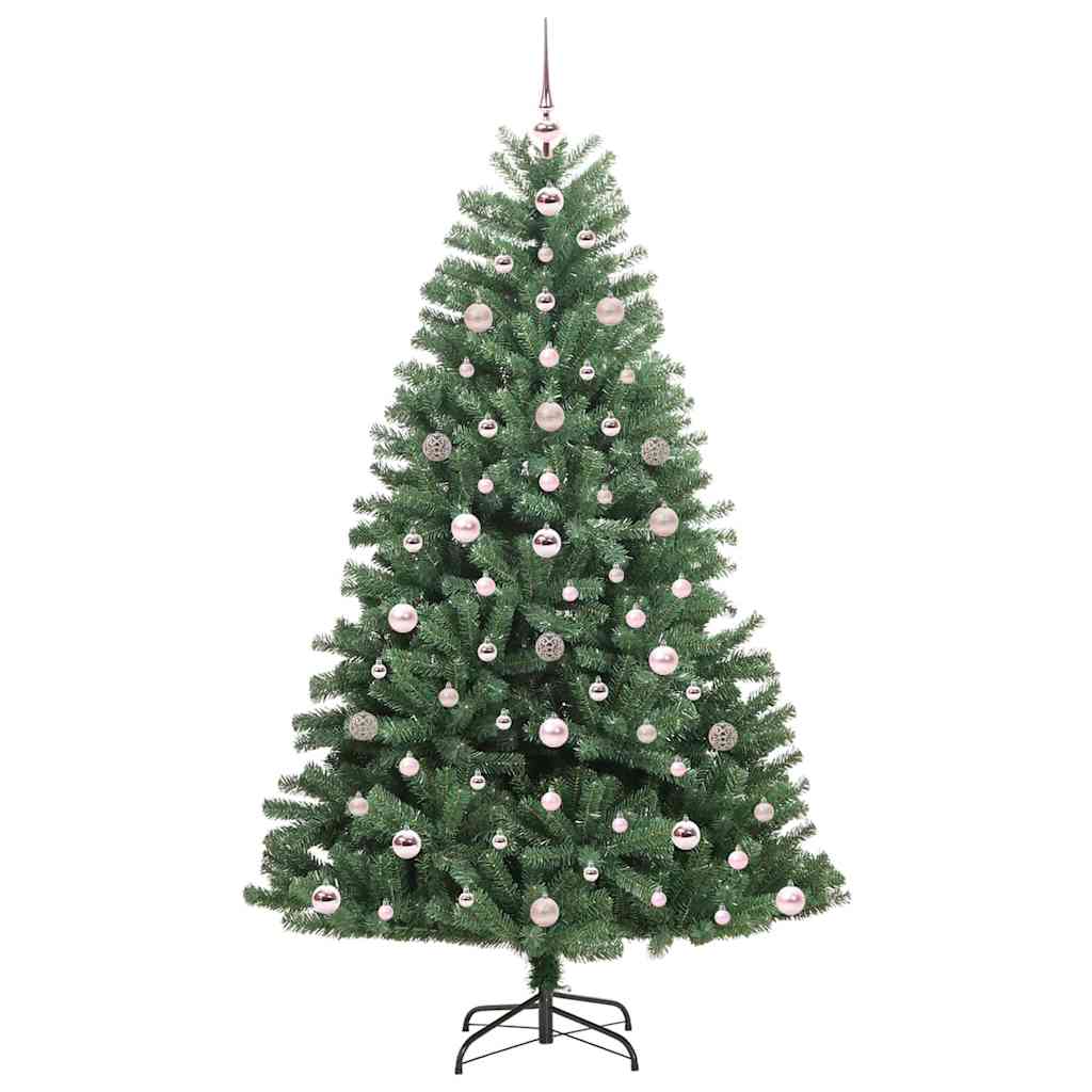 Künstlicher klappbarer Weihnachtsbaum Grün 180 cm