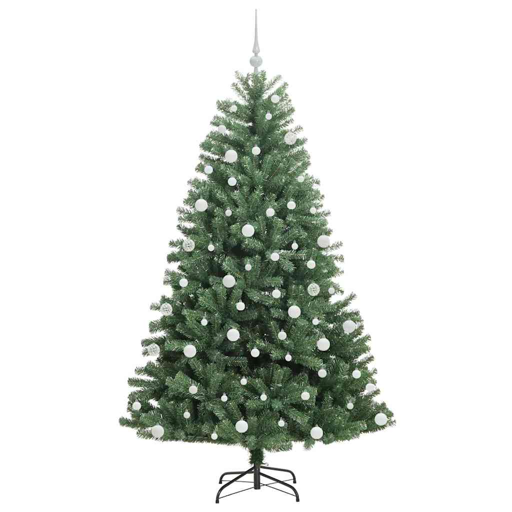Künstlicher klappbarer Weihnachtsbaum Grün 180 cm